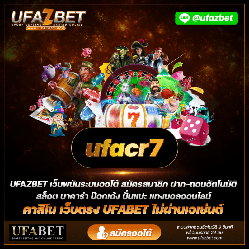 หมุนเกมสล็อตสดที่ ufacr7